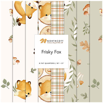 Frisky Fox  Fat Quarter Bundle by Deborah Edwards for Northcott Fabrics