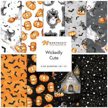 Wickedly Cute  Fat Quarter Bundle Deborah Edwards and Hafsa Iftikhar for Northcott Fabrics