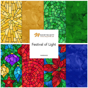 Festival of Light  Yardage by Deborah Edwards and Elena Belokrinitski for Northcott Fabrics
