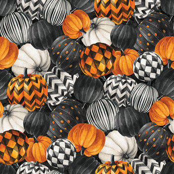 Twilight 29817-99 Black by Deborah Edwards for Northcott Fabrics