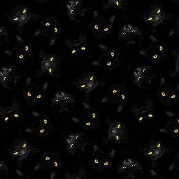 Twilight 29823-99 Black by Deborah Edwards for Northcott Fabrics