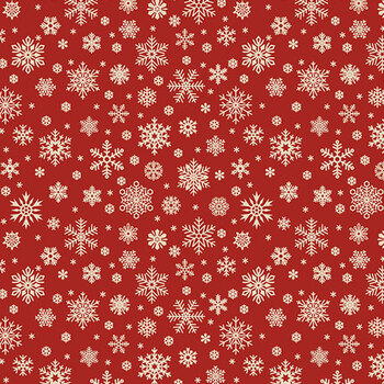 Jinglewood 29867-24 Red by Deborah Edwards for Northcott Fabrics