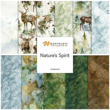 Nature's Spirit  Yardage by Deborah Edwards and Melanie Samra for Northcott Fabrics