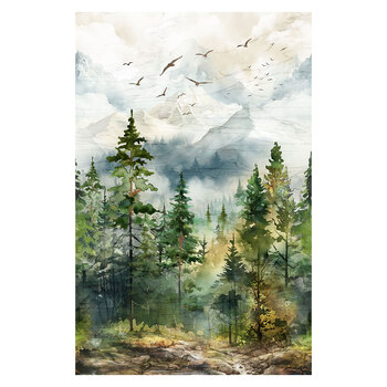 Nature's Spirit 108" Wide B290340-11 Cream by Deborah Edwards and Melanie Samra for Northcott Fabrics