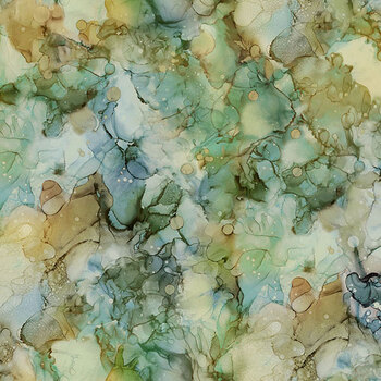 Nature's Spirit DP29344-74 Green by Deborah Edwards and Melanie Samra for Northcott Fabrics