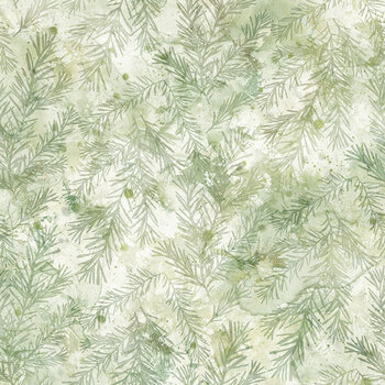 Nature's Spirit DP29345-72 Lt Green by Deborah Edwards and Melanie Samra for Northcott Fabrics