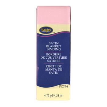 Satin Blanket Binding - Pink