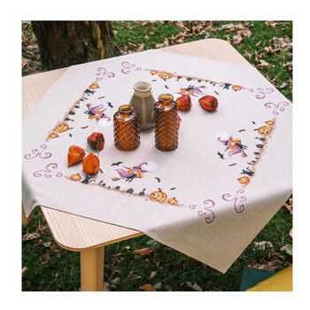 Halloween Tablecloth Cross Stitch Kit