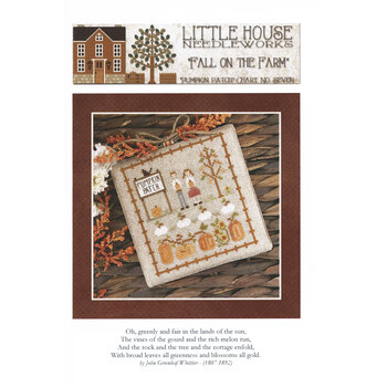 Fall on the Farm No. Seven - Pumpkin Patch Cross Stitch Pattern
