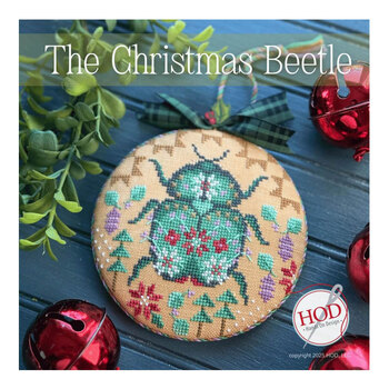 The Christmas Beetle Cross Stitch Pattern by Hands On Design