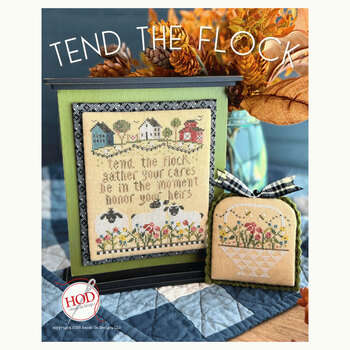 Tend the Flock Cross Stitch Pattern by Hands On Design