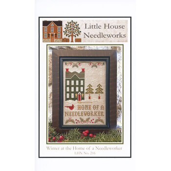 Winter at the Home of a Needleworker Cross Stitch Pattern