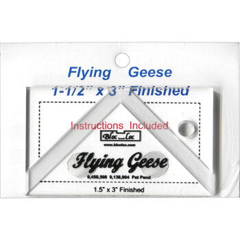 Flying Geese Ruler - 1.5" x 3" 