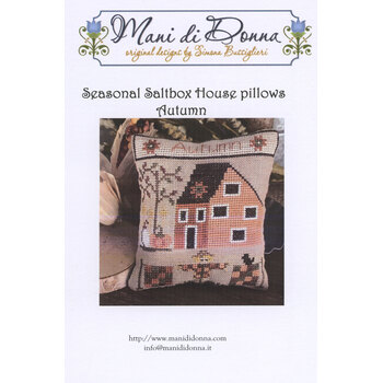 Seasonal Saltbox House pillows - Autumn Cross Stitch Pattern