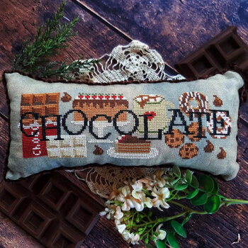 When I Think Of Chocolate Cross Stitch Pattern