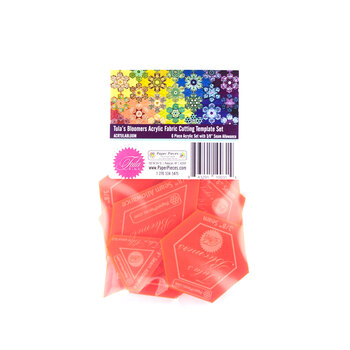 Tula's Bloomers Acrylic Fabric Cutting Template - Set of 6