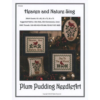Heaven and Nature Sing Cross Stitch Pattern