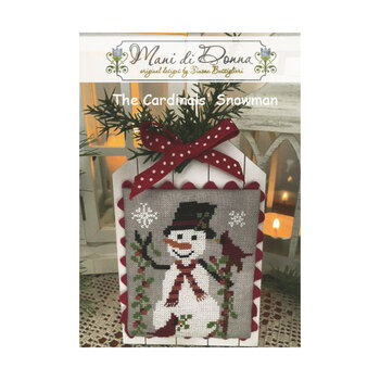 The Cardinals' Snowman Cross Stitch Pattern
