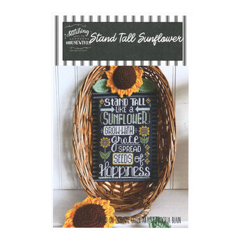 Stand Tall Sunflower Cross Stitch Pattern