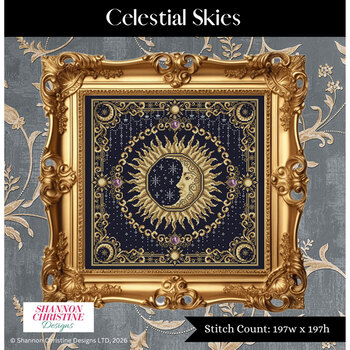 Celestial Skies Cross Stitch Pattern by Shannon Christine
