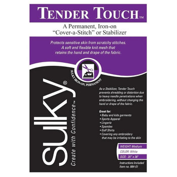 Sulky Tender Touch Iron-On Stabilizer 20" x 36" - White