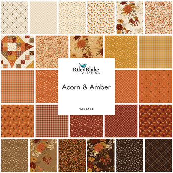 Acorn & Amber  Yardage by Sandy Gervais for Riley Blake Designs