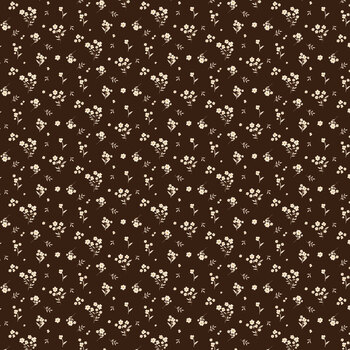 Acorn & Amber C19336-MOCHA Mocha Cosmos by Sandy Gervais for Riley Blake Designs