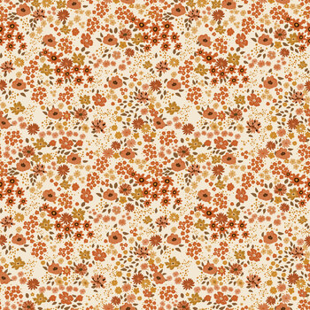 Acorn & Amber C19334-CREAM Cream Scattered Floral by Sandy Gervais for Riley Blake Designs
