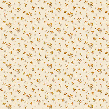 Acorn & Amber C19336-CREAM Cream Cosmos by Sandy Gervais for Riley Blake Designs