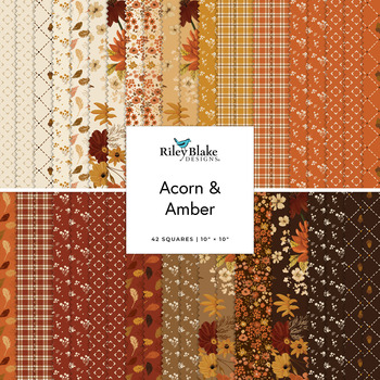 Acorn & Amber  10" Stacker Sandy Gervais for Riley Blake Designs