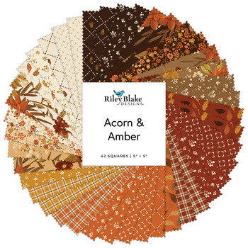 Acorn & Amber  5" Stacker Sandy Gervais for Riley Blake Designs