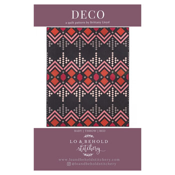 Deco Quilt Pattern by Lo & Behold Stitchery