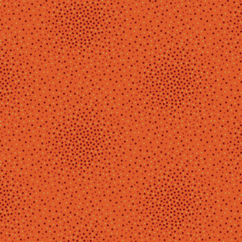 Autumn Leaves CF19356-ORANGE Orange Dots Gold Foil by Jennifer Bosworth for Riley Blake Designs