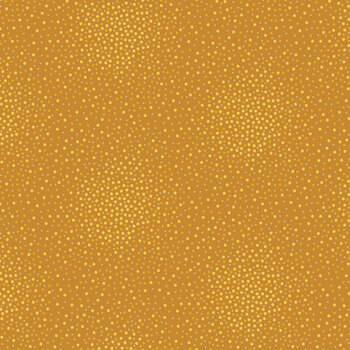 Autumn Leaves CF19356-GOLD Gold Dots Gold Foil by Jennifer Bosworth for Riley Blake Designs