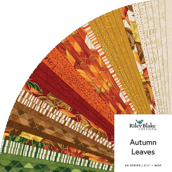 Autumn Leaves  2.5" Rolie Polie Jennifer Bosworth for Riley Blake Designs