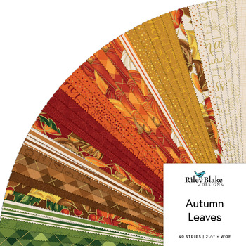 Autumn Leaves  2.5" Rolie Polie Jennifer Bosworth for Riley Blake Designs