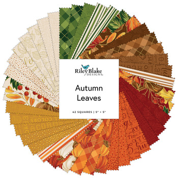 Autumn Leaves  5" Stacker Jennifer Bosworth for Riley Blake Designs