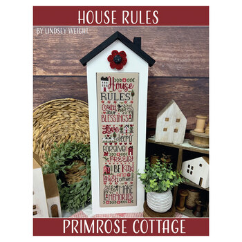 House Rules Cross Stitch Pattern by Primrose Cottage