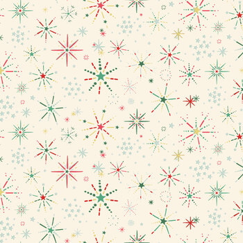 Make Merry C19596-IVORY Ivory Snowburst by Cath Kidston for Riley Blake Designs