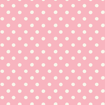 Make Merry C19599-PINK Pink Button Spots by Cath Kidston for Riley Blake Designs
