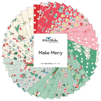 Make Merry  5" Stacker Cath Kidston for Riley Blake Designs