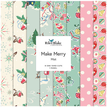 Make Merry  One Yard Bundle Mist Cath Kidston for Riley Blake Designs