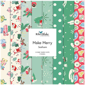 Make Merry  One Yard Bundle Seafoam Cath Kidston for Riley Blake Designs