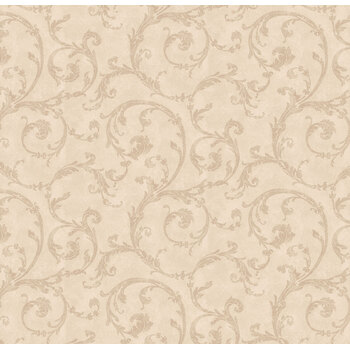 Hazelwood MAS11306-E Light Tan Soft Scroll by Maywood Studio