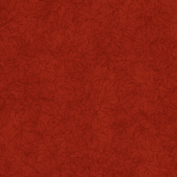Hazelwood MAS11305-R Red Leaf Toile by Maywood Studio
