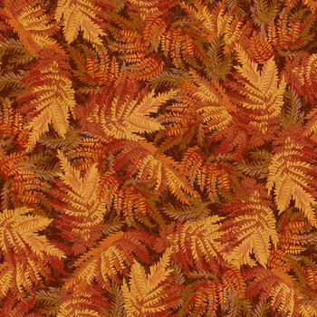 Hazelwood MAS11303-O Orange Fern Glade by Maywood Studio