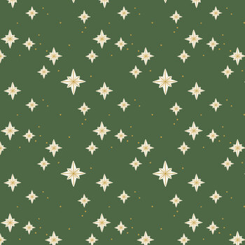 The Nutcracker Flannel F19511-HUNTER Hunter Stars by My Mind's Eye for Riley Blake Designs