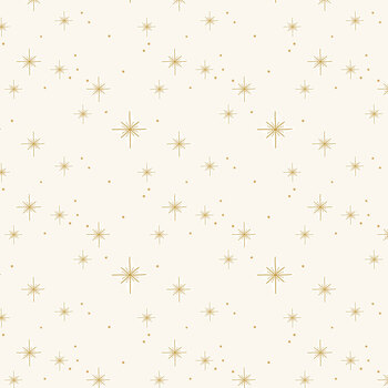 The Nutcracker Flannel F19511-CREAM Cream Stars by My Mind's Eye for Riley Blake Designs