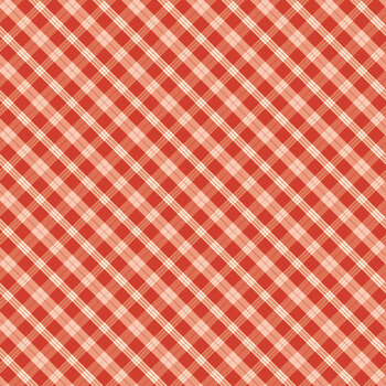 The Nutcracker Flannel F19513-RED Red Plaid by My Mind's Eye for Riley Blake Designs