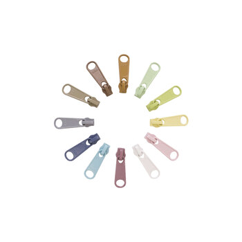 Zipper Pull Set - Lights - 12 #4.5 pulls